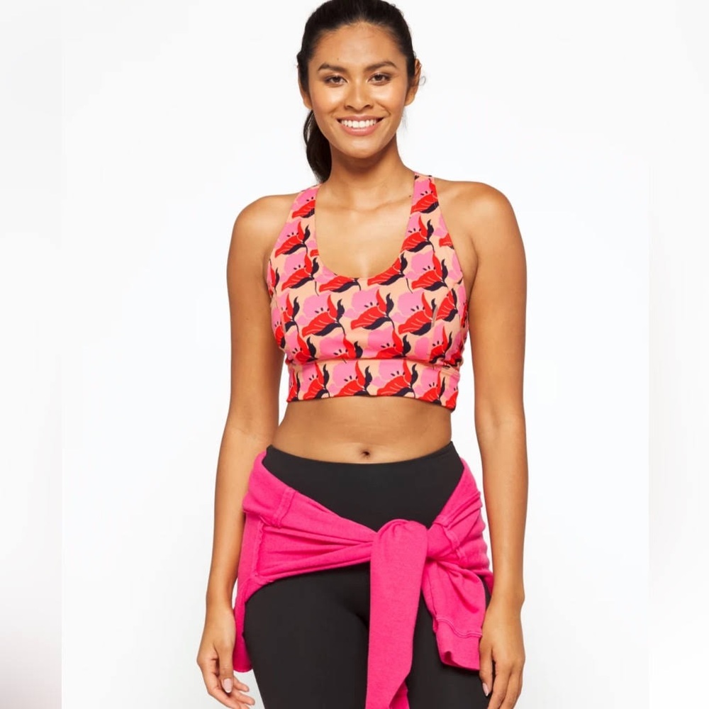 Free People Ashford Printed Synergy bra clemintine combo XS